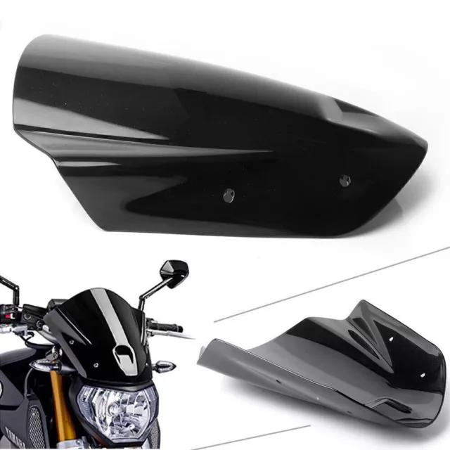 For 2013-2016 Yamaha MT-09 (FZ-09) 2014 2015 Black Windscreen Windshield
