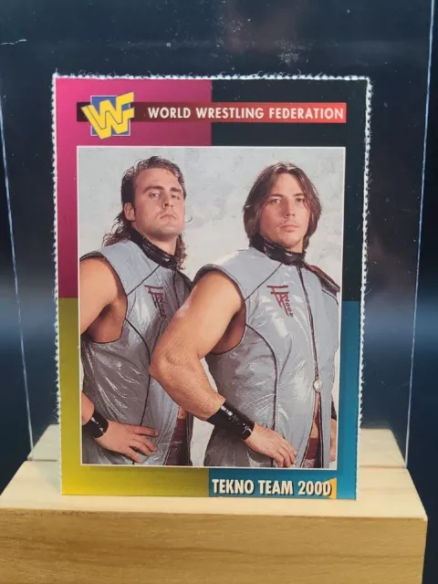 1995 WWF Magazine Card #61 TEKNO TEAM 2000 TRAVIS & TROY