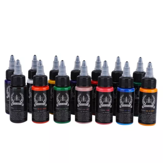 14 Farben Tattoo-Tinte 14 Stücke 30 Ml/Flasche Tattoo-Pigment-Set Tattoo