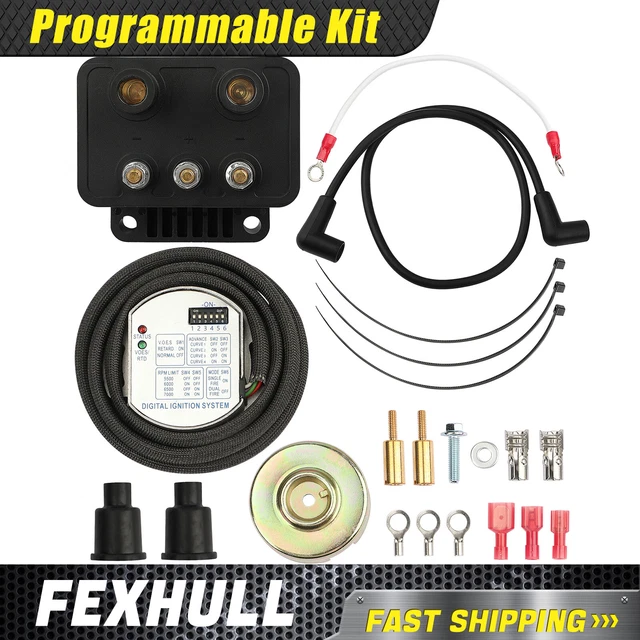 SINGLE FIRE PROGRAMMABLE Ignition Coil Kit 53660 For EVO Big Twin XL Sportster 205.52
