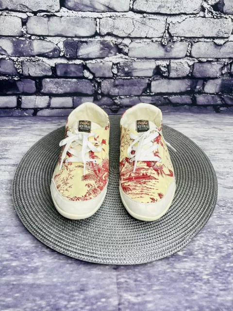 Cushe Hoffman Collection Ropewalk Shoes Women's 10 Off White/Red Tropical Vibing 2