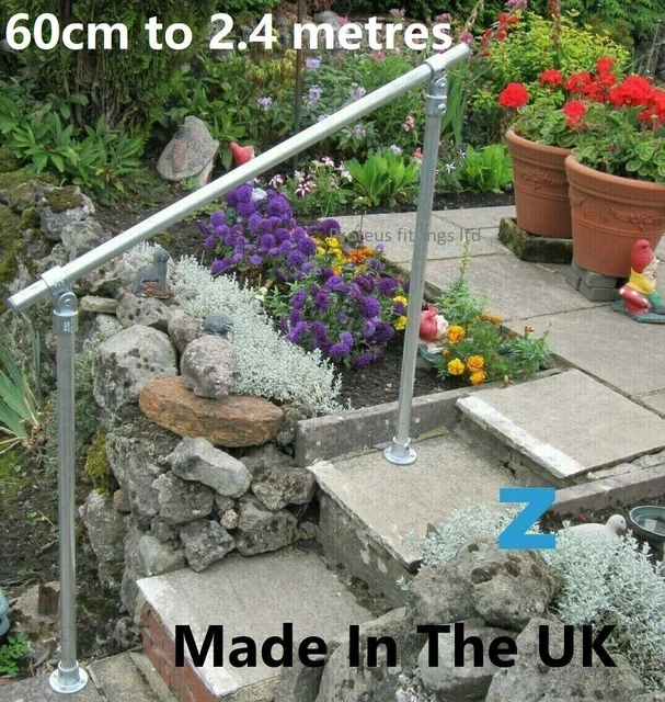Mobility Step With Rails MOBILITY HANDRAIL FOR Steps Outdoor Safety Rail Disability Grab Rail ...