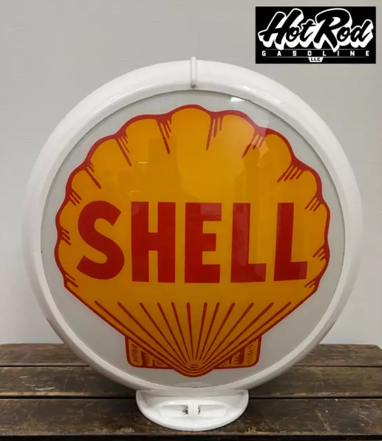 SHELL Reproduction 13.5" Gas Pump Globe - (White Body)