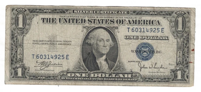 1935 C $1 One Dollar Silver Certificate Fr.1612