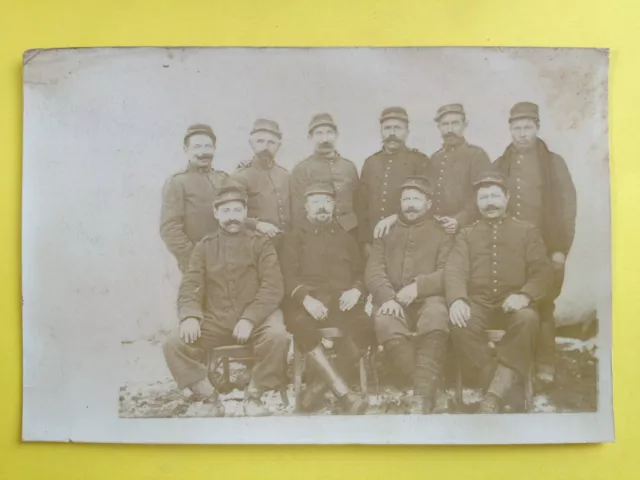 Carte Postale Photo Service MILITAIRES SOLDATS Uniforme du 5ème Régiment