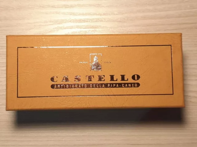 SCATOLA PIPA CASTELLO Small Box Case Made in Italy Pipa Pipes Pfeife 烟斗 ESTATE