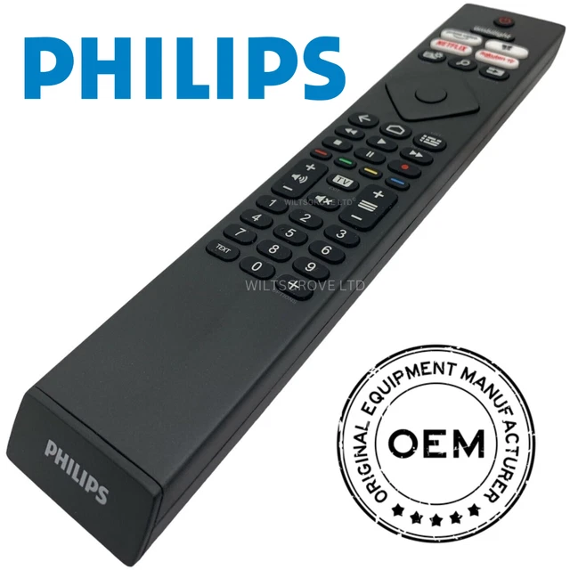 GENUINE AMBILIGHT TV Remote Control for Philips 55PUS7956