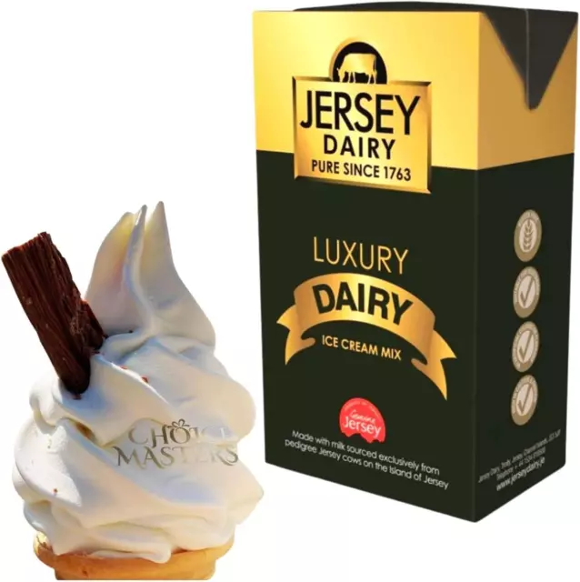 Ice Cream Mix - Soft Serve - Jersey Gold Luxury Ice Cream Mix- Superior Creamy T