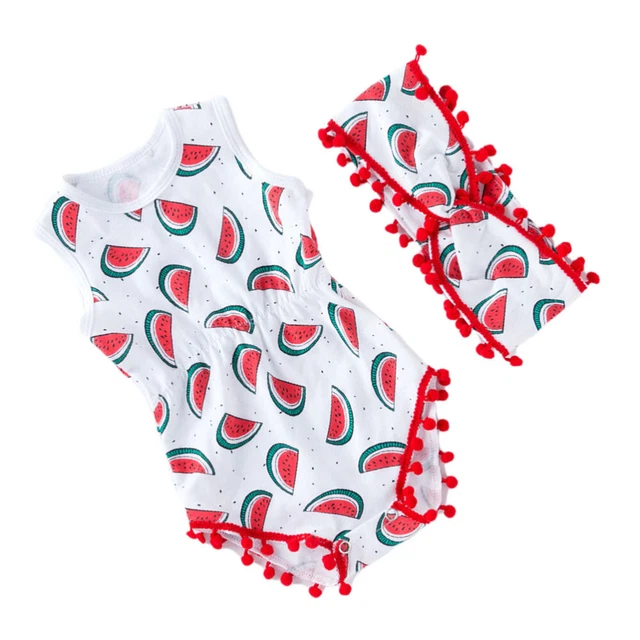 1 pz abbigliamento in cotone dolce bambino senza maniche set tuta neonato costume da bambino