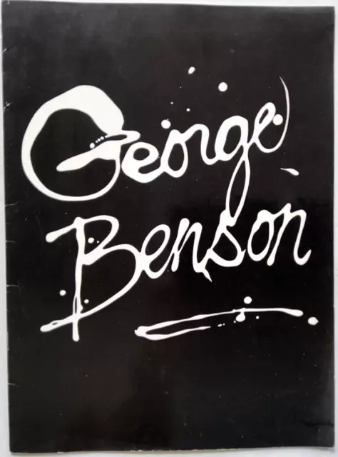 George Benson World Tour Concert Program, Programme tour book.