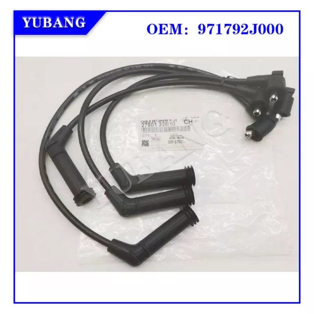 Gen-uine parts For Hyundai Getz Click 1.3 1.5  SPARK PLUG CABLE 1 SET 2750122B10