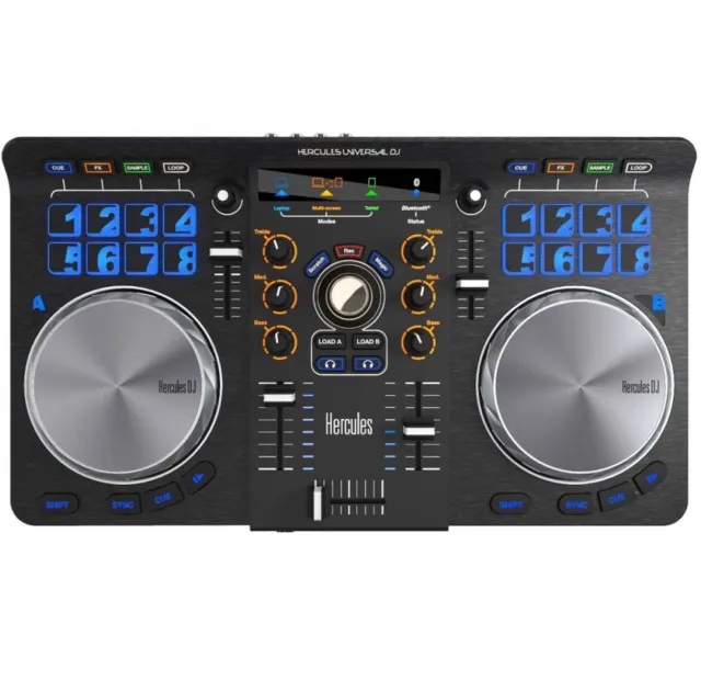 Hercules Universal DJ USB Bluetooth 2-Deck DJ Controller