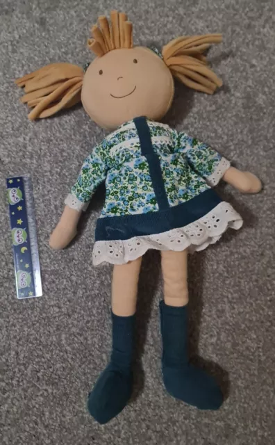 Imajo Bonikka Rag Doll Floral Dress Fabric Soft Plush Toy