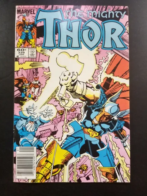 Clean Raw Marvel 1983 MIGHTY THOR #339 1st Appearance Stormbreaker