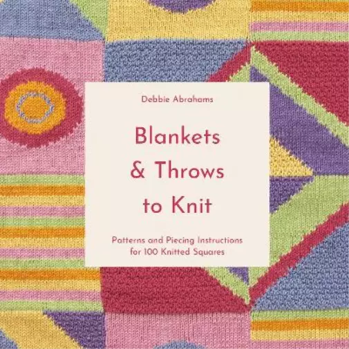 Debbie Abrahams Blankets and Throws To Knit Book NEUF