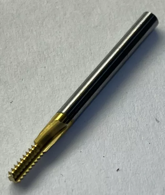 Xactform Solid Carbide Thread Mill TMN 1/8"X.105-32UN #70 ISO Machinist(23MY26)