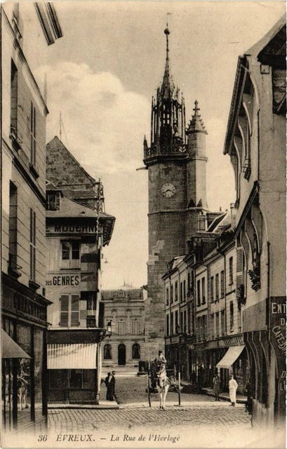 CPA EVREUX - La Rue de l'Horloge (656486)