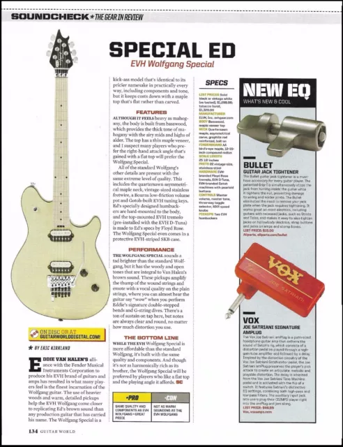 Eddie Van Halen EVH Wolfgang Special 2016 Guitar Review Sound Check Article