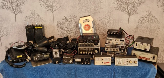 Large Job Lot of Vintage CB Radios  Handhelds Harrier Murphy Midland high tec.
