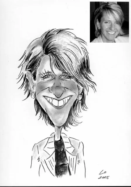 Personalised Caricature of 1 person from your photo get your wonderful gifts