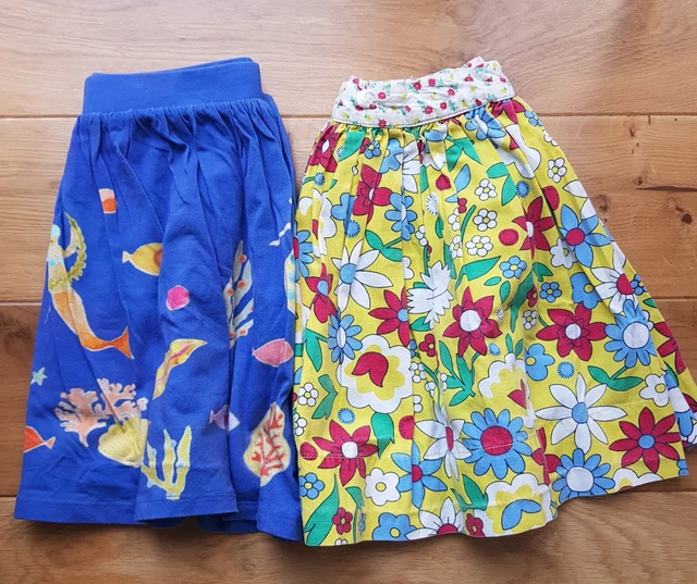 Little Bird & Oilily Girls Skirt Bundle, floral, mermaids, Age 4-5 years