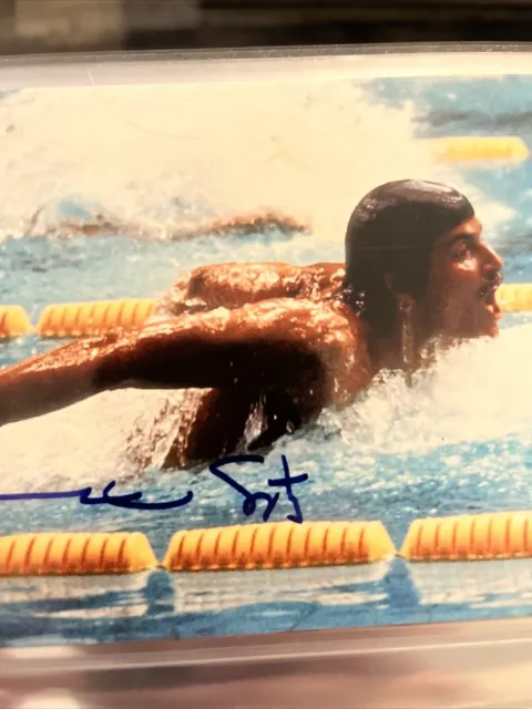 Mark Spitz Signed 4x6 Photo Olympic Gold Swimmer Swimming Autograph Olympics