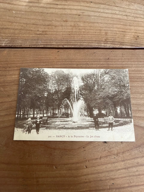CPA meurthe et moselle N6 nancy a la pépinière le jet d eau
