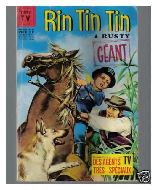 RINTINTIN N°  90  DE 1967 BE vedettes tv geant sciuscia