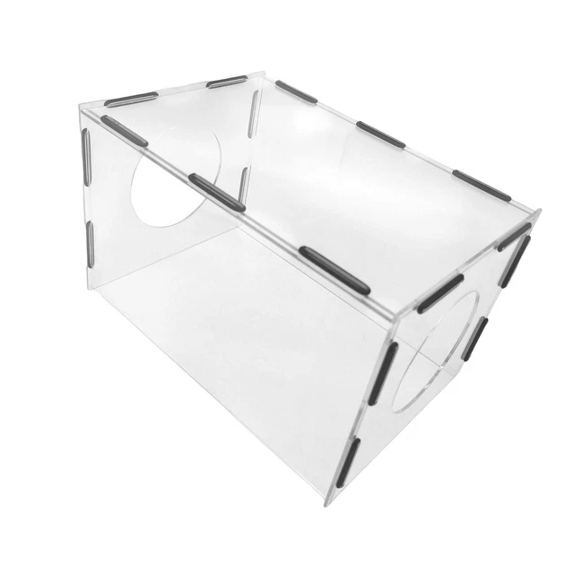 Couvercle de boîte à poussière de meulage transparent avec capot