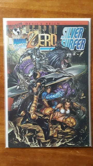 Weapon Zero Silver Surfer Devils Reign 1 Marvel High Grade Comic Book RM10-59