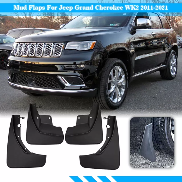 Front Rear Splash Guards Mud Flaps For Jeep Grand Cherokee WK2 2011-2021