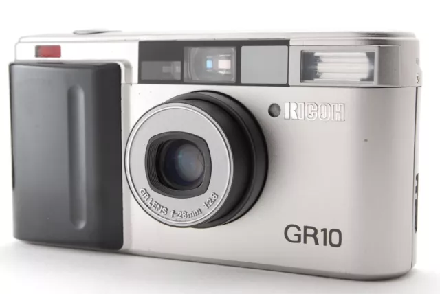 LCD Work [NEAR MINT] Ricoh GR10 Silver Point & Shoot 35mm Film Camera From JAPAN