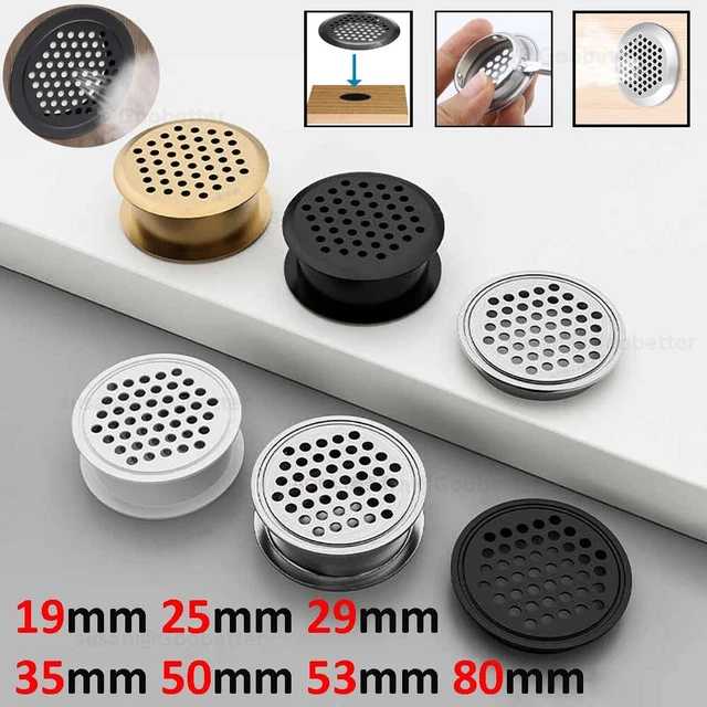 Hon&Guan 3-8 Inch Round ABS Air Vent Grille Cover With Fly Net - White - View #5