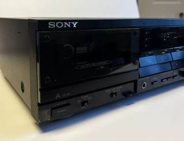 Rare Sony Hx Pro Dolby Cassette Tape Deck Player TC-WR8ES Vintage Gift for Dad