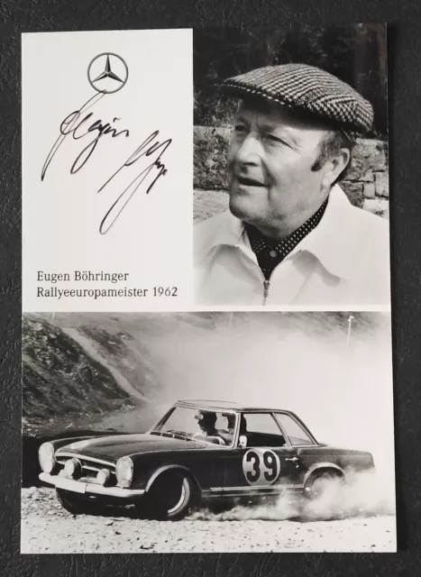 2628 Eugen Böhringer Motorsport Autogrammkarte original signiert