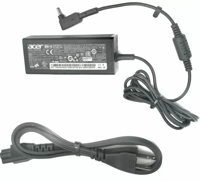 Genuine Acer 45W AC Adapter Charger for Acer Aspire S7-392-5401 S7-392-5410 w/PC