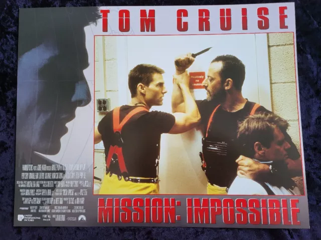 Mission Impossible lobby card #4 - Tom Cruise, Brian De Palma - 11 x 14