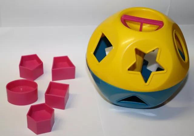 Tupperware Shape O Ball - Pink, Yellow, Blue