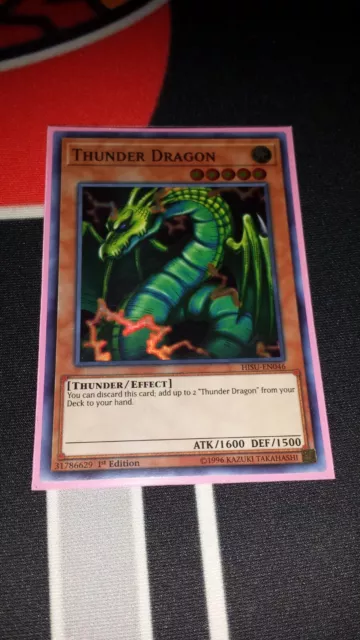 Thunder Dragon HISU-EN046 Super Rare 1st Edition LP Yugioh