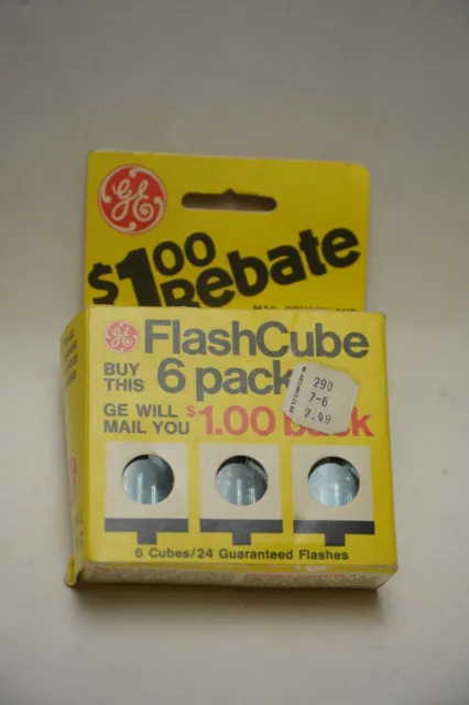 Cubos de flash para cámara General Electric nuevos stock antiguo súper cubos 5 cubos vintage