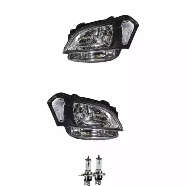 Faro Halógeno Faro Luz Principal Kit H4 para Kia Soul Inclusive Lámparas