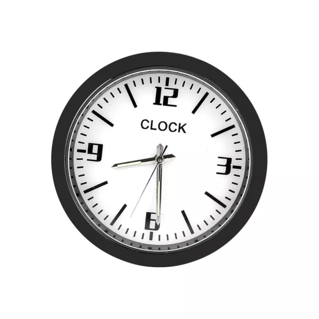 Car Vent Clock Round Delicate Decor Car Dashboard Analog Quartz Clock Fine H