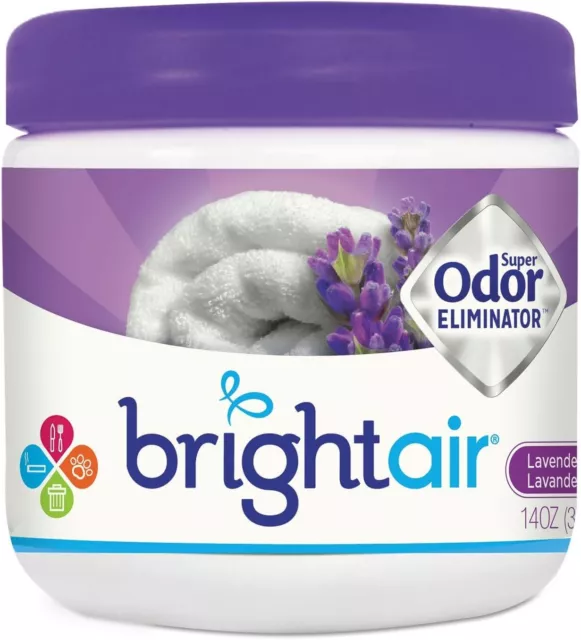 Bright Air Solid Air Freshener and Odor Eliminator, Lavender and Fresh Linen 14