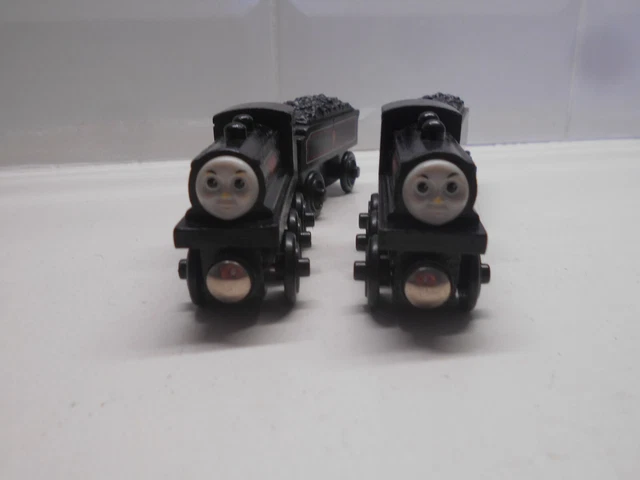 WOODEN THOMAS THE tank engine trains donald and douglas £38.99 ...