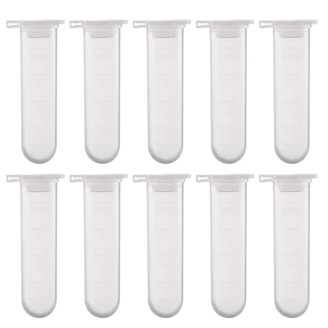 20 Tubi Portafiori In Plastica Trasparente Con Tappo – Fiale Per Acqua Per Rose, Gerbere E Composizioni Floreali (Lunghezza 7,2 Cm)