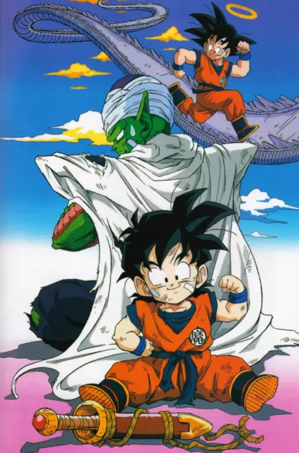 Dragon Ball GT Poster Goku SSJ4 on a rock with GT Logo 12inx18in Free  Shipping