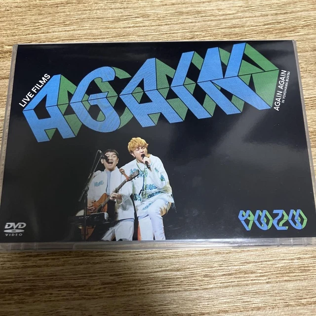 YUZU LIVE FILMS Again DVD Japan Z5 Used Concert Music Album