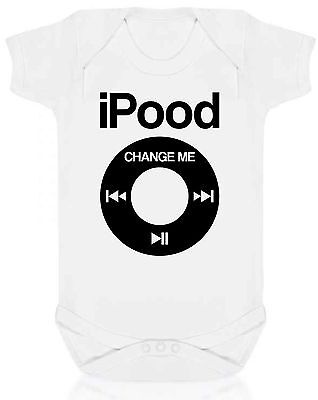 iPood BabyGrow - Funny Baby Newborn Gift Infant Design BodySuit Babies Clothing