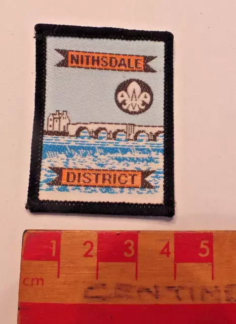 Vintage Boy Scouts Nithsdale District County Area Badge (K1)