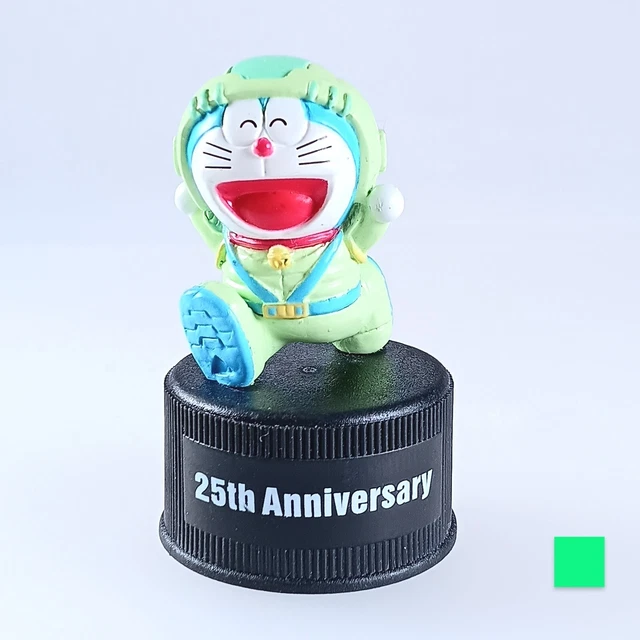 DORAEMON MOVIE 25TH Anniversary Bottle Cap Figure SevenEleven Limited